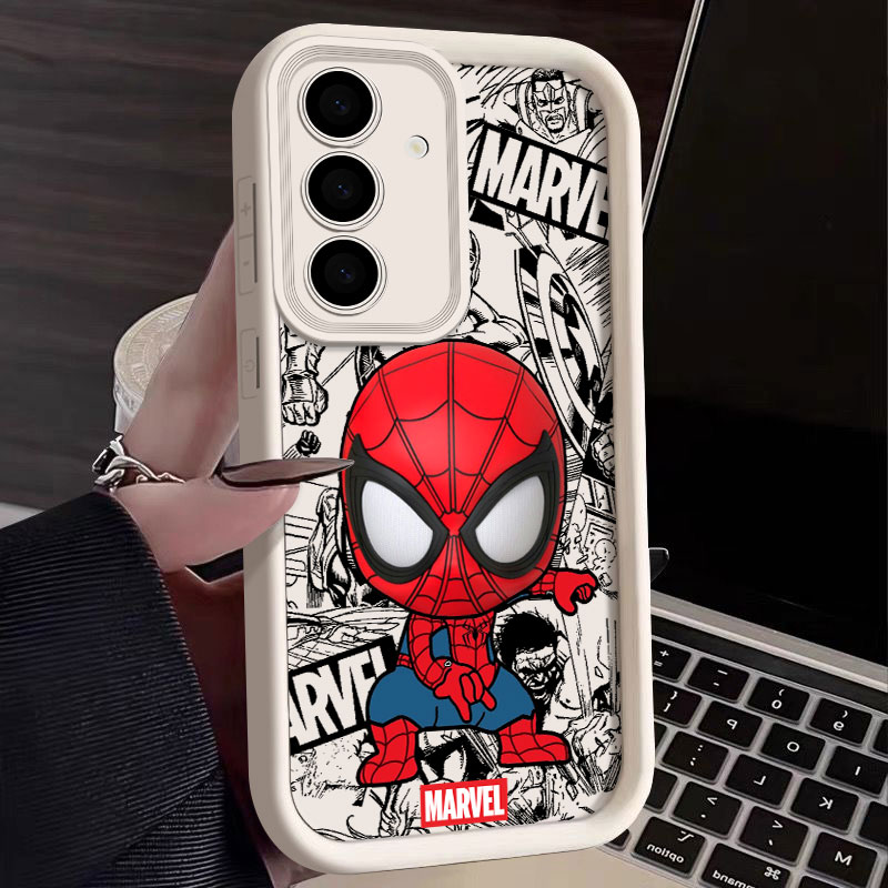 Samsung Galaxy S24 - Marvel Örümcek Adam Sevimli Kılıflar Samsung
