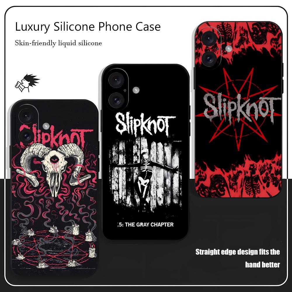 Apple Iphone 15 - S-Slipknot Popüler Bant Telefon Kılıfı iPhone